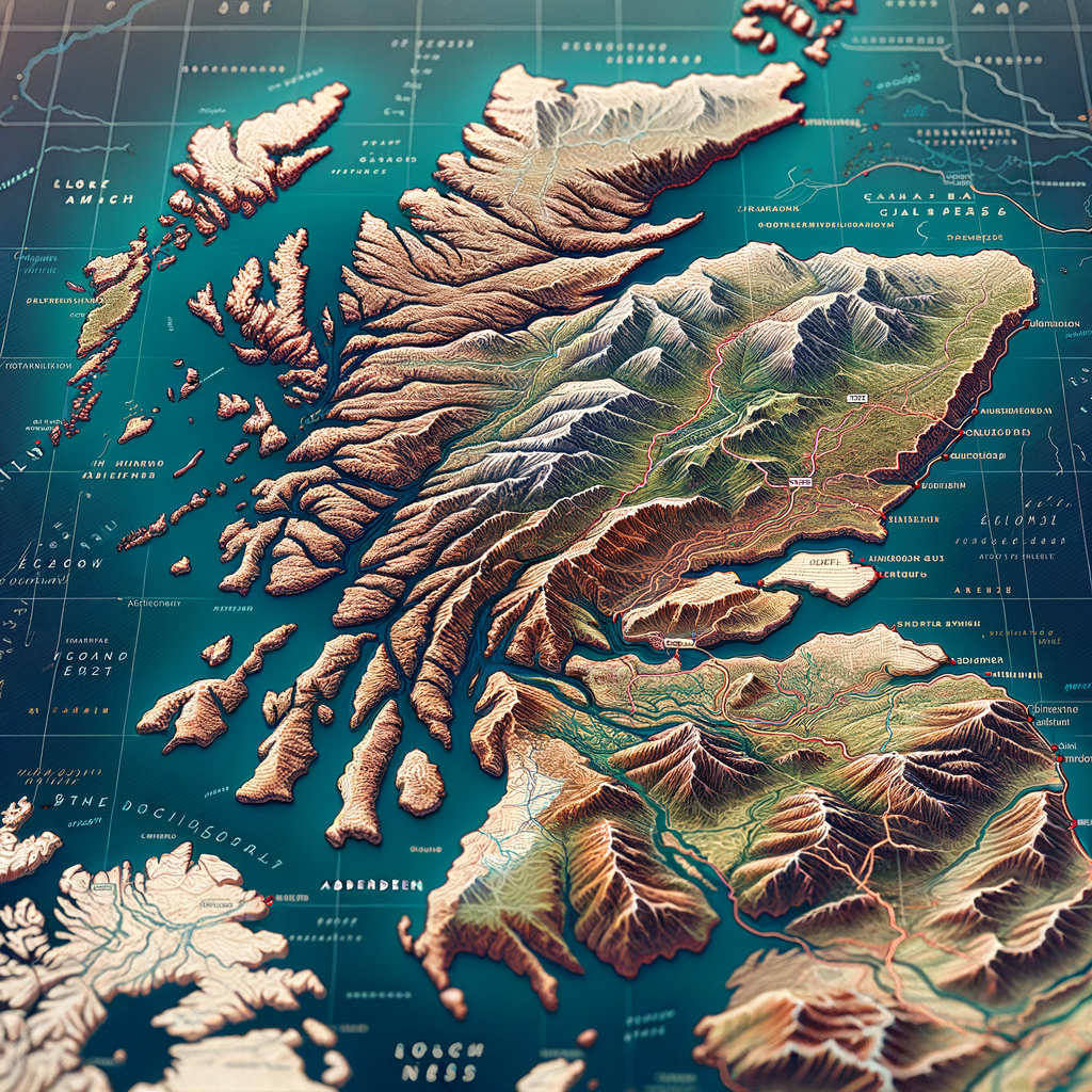 digital map of scotland