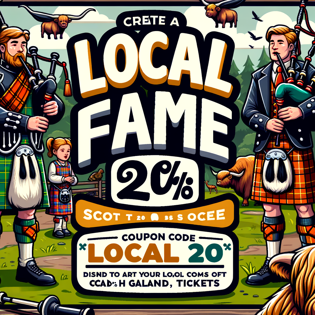 Use code local20 to get 20% discount off your Scottish Game Fair tickets. Use code local20 to get 20% discount off your Scottish Game Fair tickets.